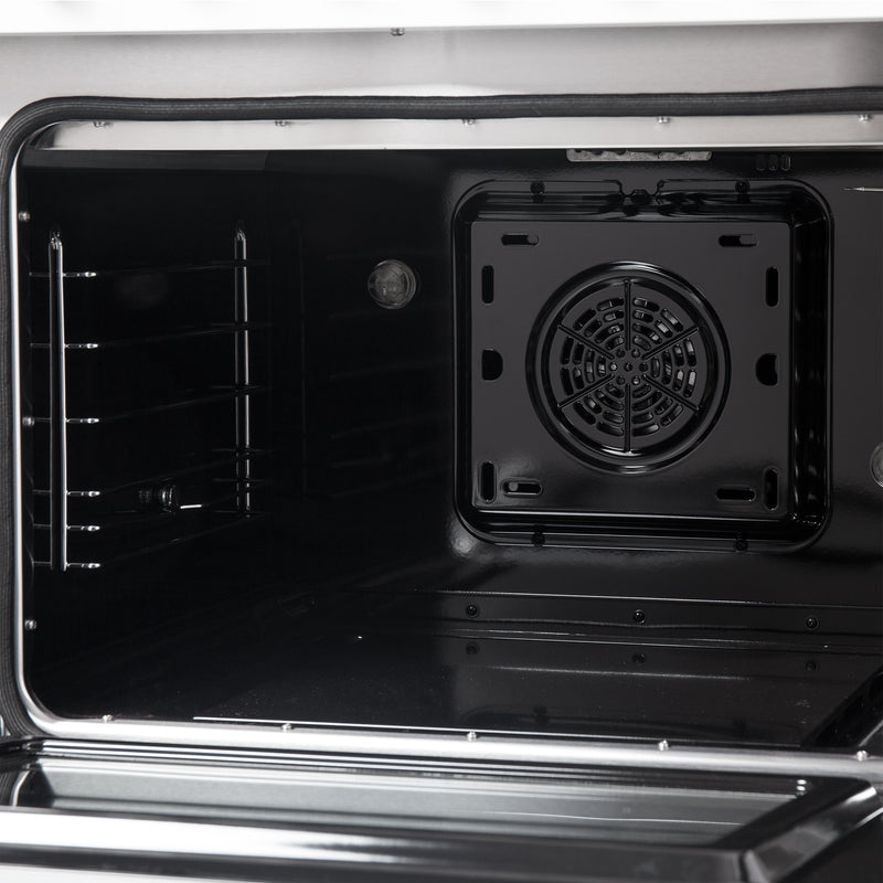 Load image into Gallery viewer, Galiano 48-inch Dual Fuel Range White &amp; Antique Brass Design with 8 Sealed Burners 107,000 BTU, 6.58 cu. ft. double ovens &amp; Griddle
