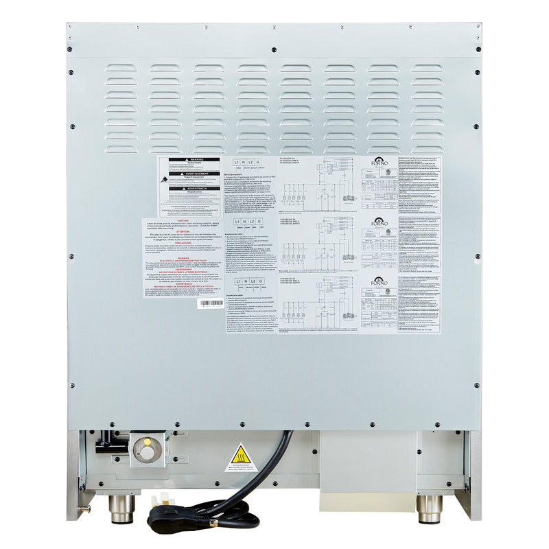 Load image into Gallery viewer, Forno Galiano 30-inch Freestanding French Door Dual Fuel Range White
