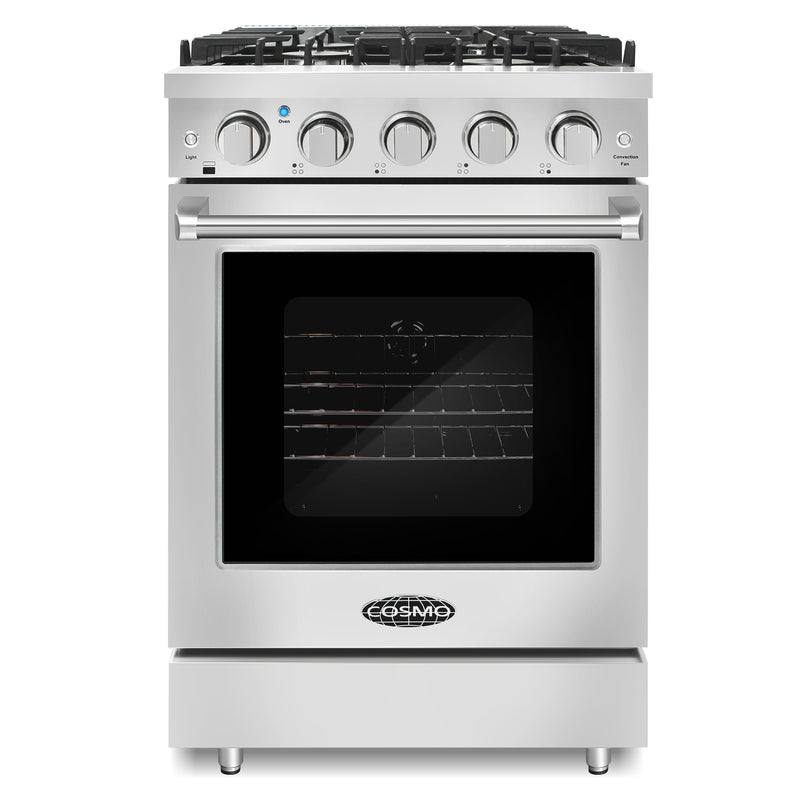 Load image into Gallery viewer, Cosmo 24 inch, Stainless Steel Slide-In Gas Range - COS-EPGR244
