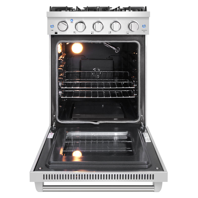 Load image into Gallery viewer, Cosmo 24 inch, Stainless Steel Slide-In Gas Range - COS-EPGR244
