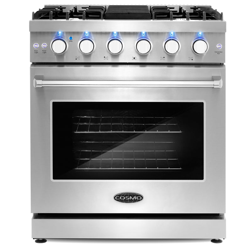 Load image into Gallery viewer, Cosmo 30 inch, Stainless Steel Slide-In Gas Range - COS-EPGR304
