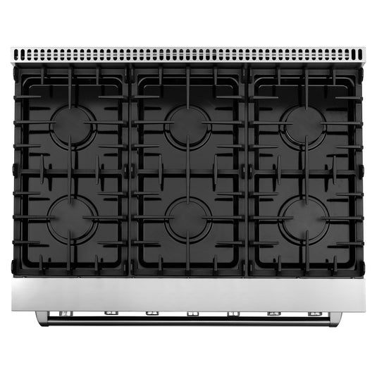 Cosmo Commercial 36 inch, Stainless Steel Gas Range - COS-EPGR366