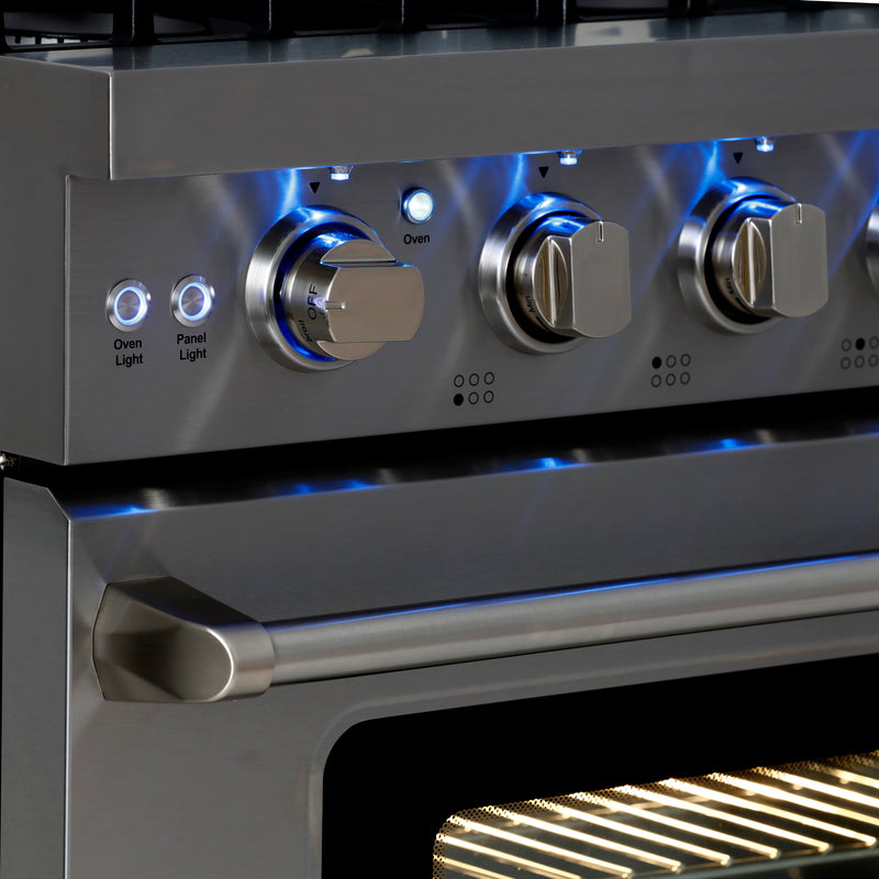 Load image into Gallery viewer, Cosmo Commercial 36 inch, Stainless Steel Gas Range - COS-EPGR366
