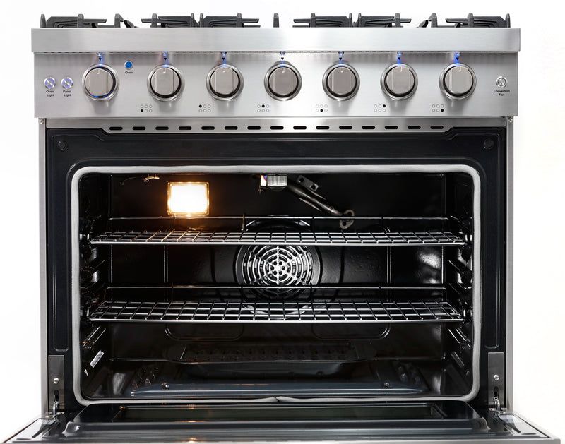 Load image into Gallery viewer, Cosmo Commercial 36 inch, Stainless Steel Gas Range - COS-EPGR366
