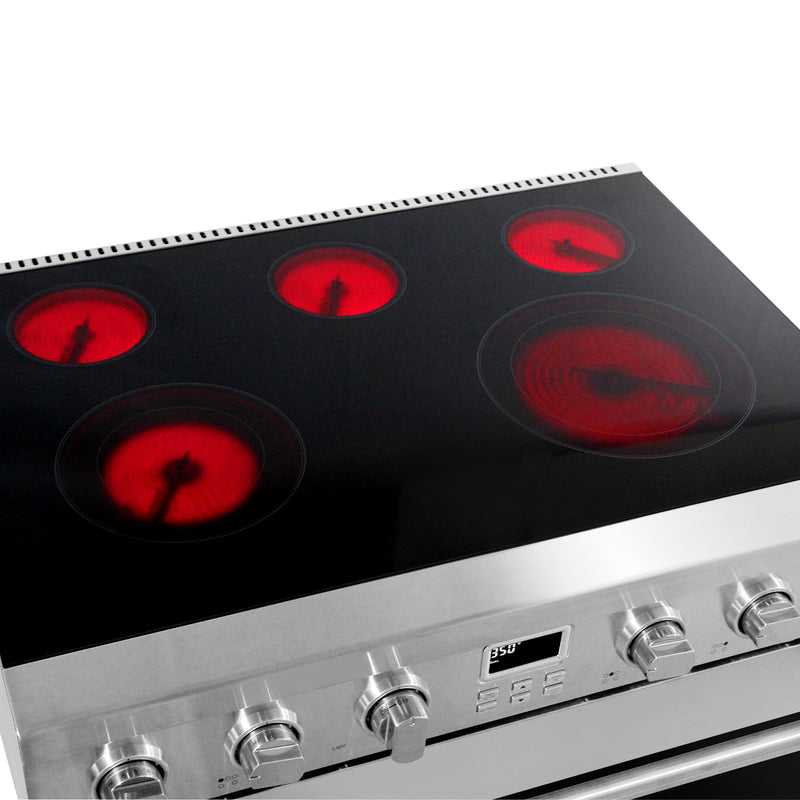 Load image into Gallery viewer, Cosmo Commercial Style 36 inch, Stainless Steel Electric Range - COS-ERC365KBD
