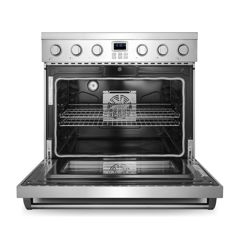 Load image into Gallery viewer, Cosmo Commercial Style 36 inch, Stainless Steel Electric Range - COS-ERC365KBD
