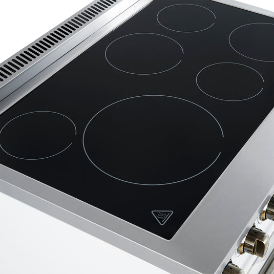 Forno Paolo 36 Inch, White Freestanding Electric Range - FFSEL6011-36WHT