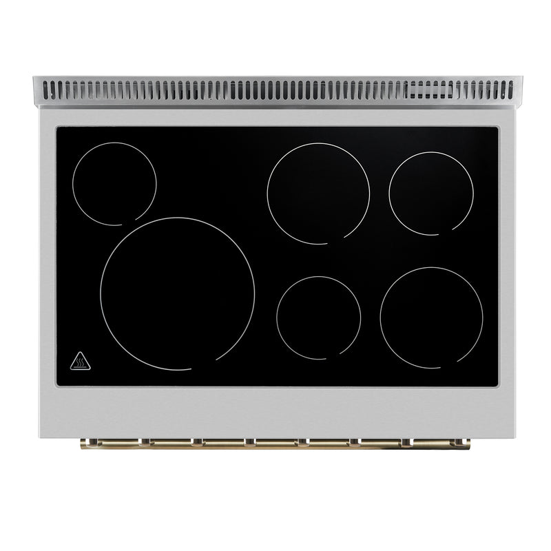 Load image into Gallery viewer, Forno Paolo 36 Inch, White Freestanding Electric Range - FFSEL6011-36WHT
