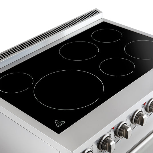 Forno Paolo 36 Inch, Stainless Steel Freestanding Electric Range - FFSEL6011-36