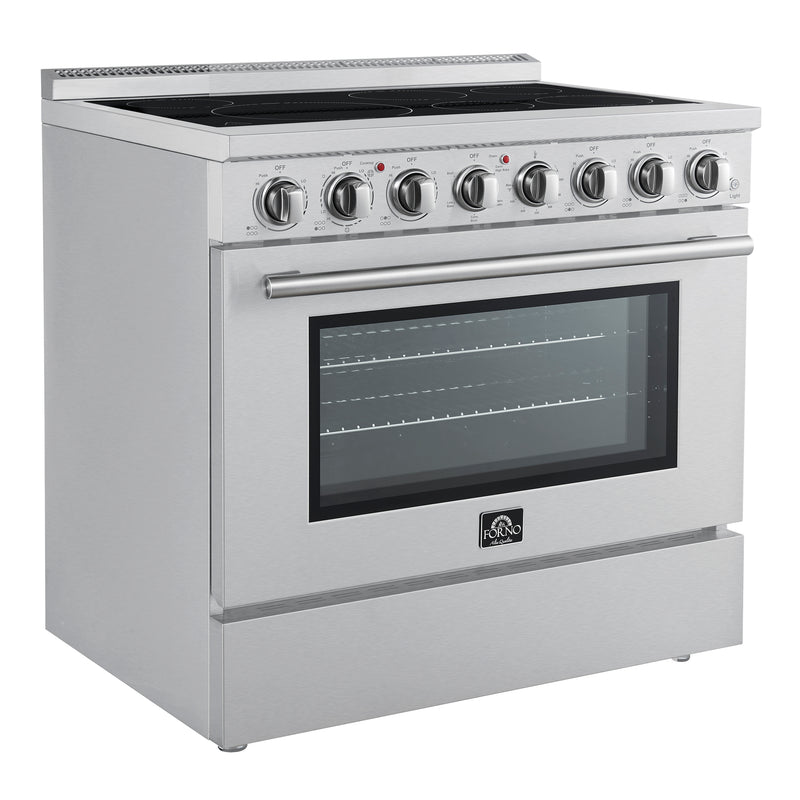 Load image into Gallery viewer, Forno Paolo 36 Inch, Stainless Steel Freestanding Electric Range - FFSEL6011-36
