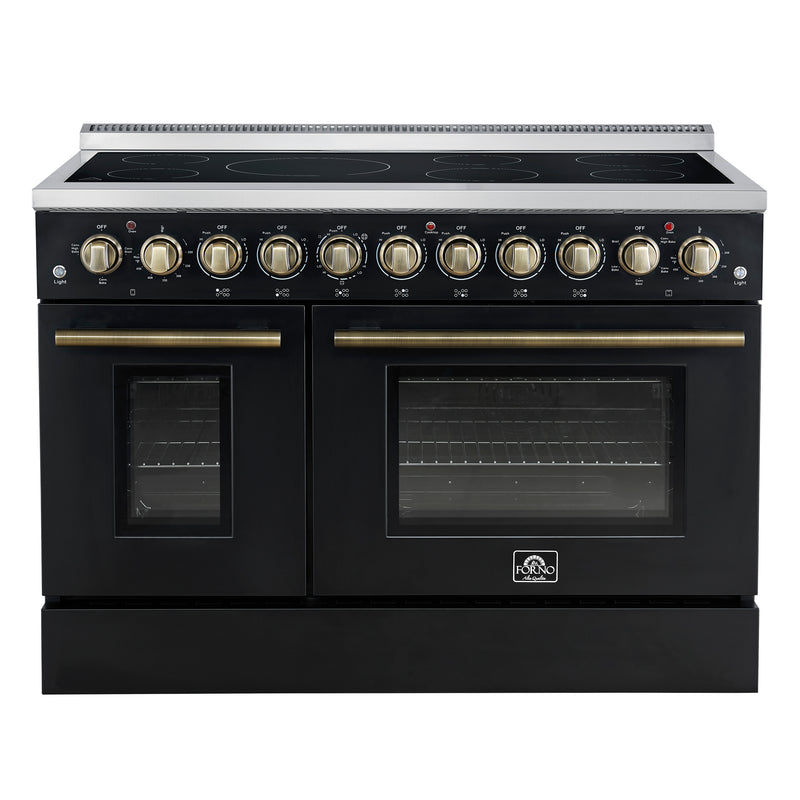 Load image into Gallery viewer, Forno Paolo-48 Inch, Black Freestanding Electric Range - FFSEL6011-48BLK
