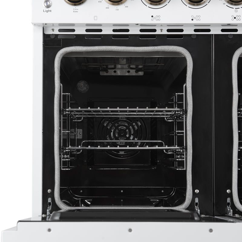 Load image into Gallery viewer, Forno Paolo 48 Inch, White Freestanding Electric Range - FFSEL6011-48WHT
