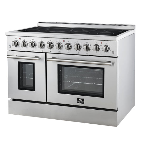 Forno Paolo 48-Inch, Stainless Steel Freestanding Electric Range - FFSEL6011-48