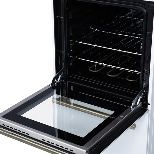 Forno Pallerano 20 Inch, White Freestanding Electric Range - FFSEL6052-20WHT