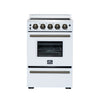 Forno Loiano 24 Inch, White Freestanding Electric Range - FFSEL6069-24WHT