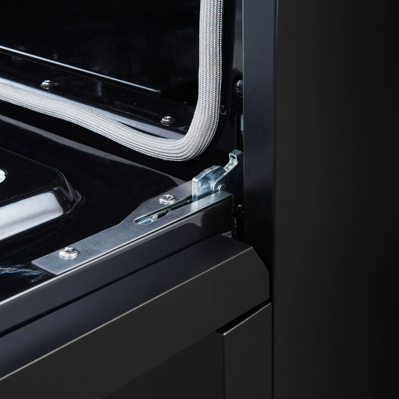 Load image into Gallery viewer, Forno Paolo 30-Inch Freestanding Electric Range, Black, 4.38 cu.ft, True Convection Oven, Energy Efficient
