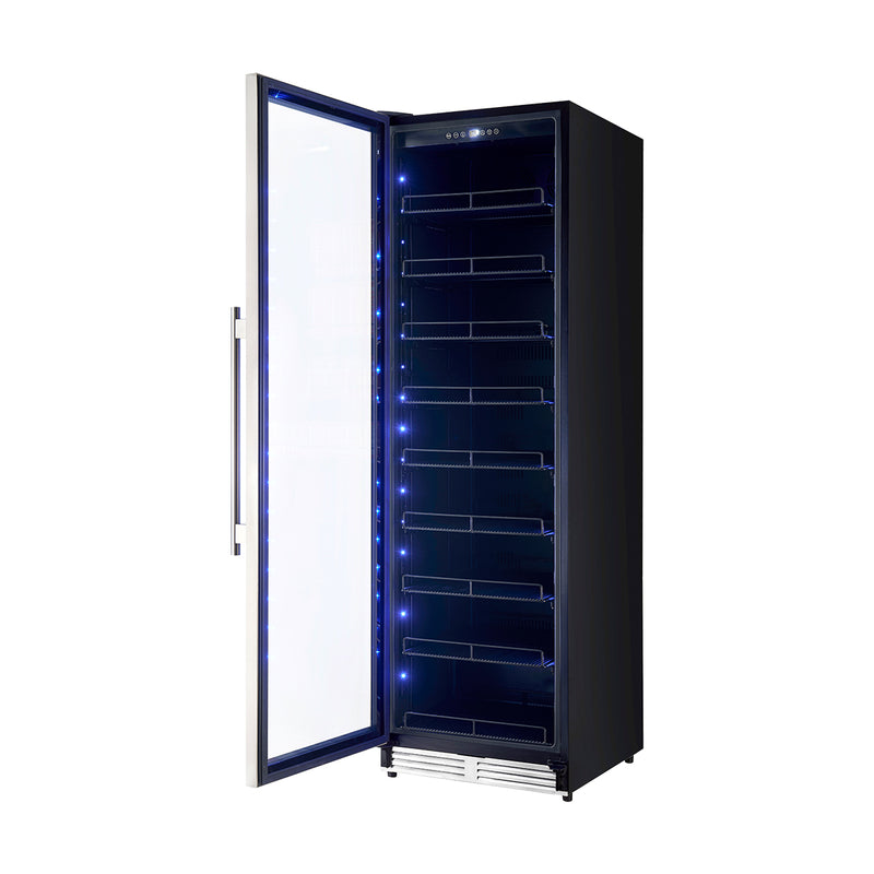 Load image into Gallery viewer, Forno Cesinali 24-Inch Built-In Beverage Cooler, 15.8 cu.ft, Stainless Steel, Dual Temperature Zones, LED Interior Lighting, Adjustable Shelves
