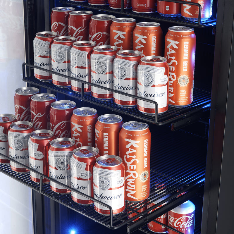 Load image into Gallery viewer, Forno Cesinali 24-Inch Built-In Beverage Cooler, 15.8 cu.ft, Stainless Steel, Dual Temperature Zones, LED Interior Lighting, Adjustable Shelves
