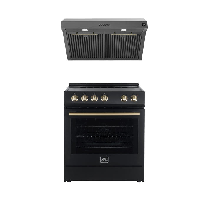 FORNO Premium 2-Piece Kitchen Bundle - Leonardo Espresso 30