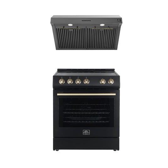 FORNO Premium 2-Piece Kitchen Bundle - Leonardo Espresso 30