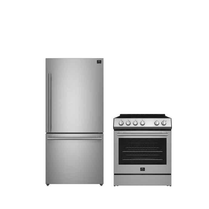 FORNO Premium 2-Piece Kitchen Bundle - Leonardo Espresso 30