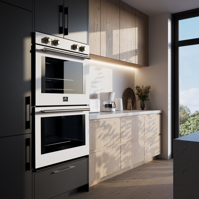 Load image into Gallery viewer, Forno Vomero 30-Inch, White Double Wall Oven - FBOEL1324-30WHT
