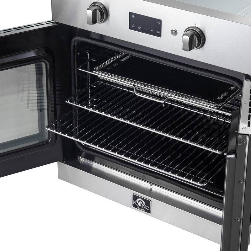 Load image into Gallery viewer, Forno Asti 30-Inch French Door Electric Wall Oven in Stainless Steel, 3.68 cu. ft. True Convection, 3,600W, Air Fry, Sous Vide, Self-Clean
