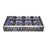 Forno Spezia Alta Qualita 48-Inch, Stainless Steel Pro-Style Gas Rangetop with 8 Sealed Burners - FCTGS5751-48