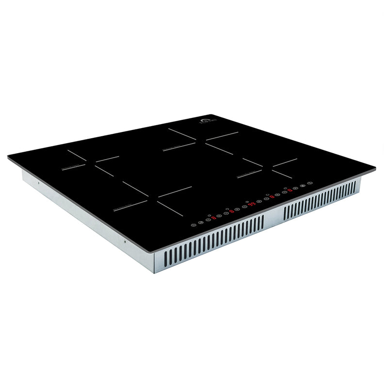 Load image into Gallery viewer, Forno Parco 24-Inch Induction Cooktop, 4 Zones, 7,200W Total Power, Touch Control, 9 Power Levels, Booster Function
