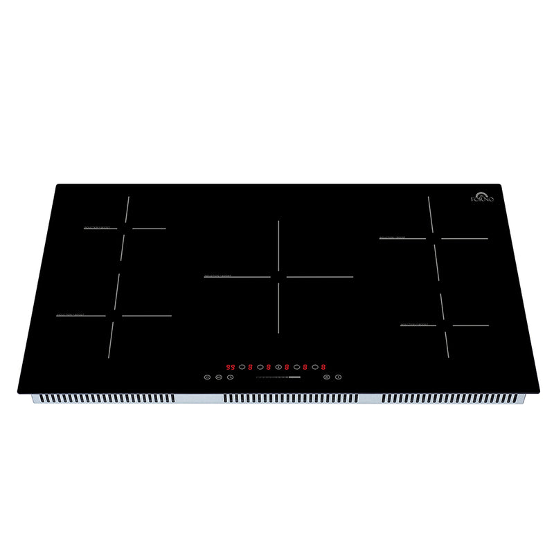 Load image into Gallery viewer, Forno Parco 36-Inch Induction Cooktop, 5 Zones, 10,200W Total Power, Touch Control, 9 Power Levels, Booster Function
