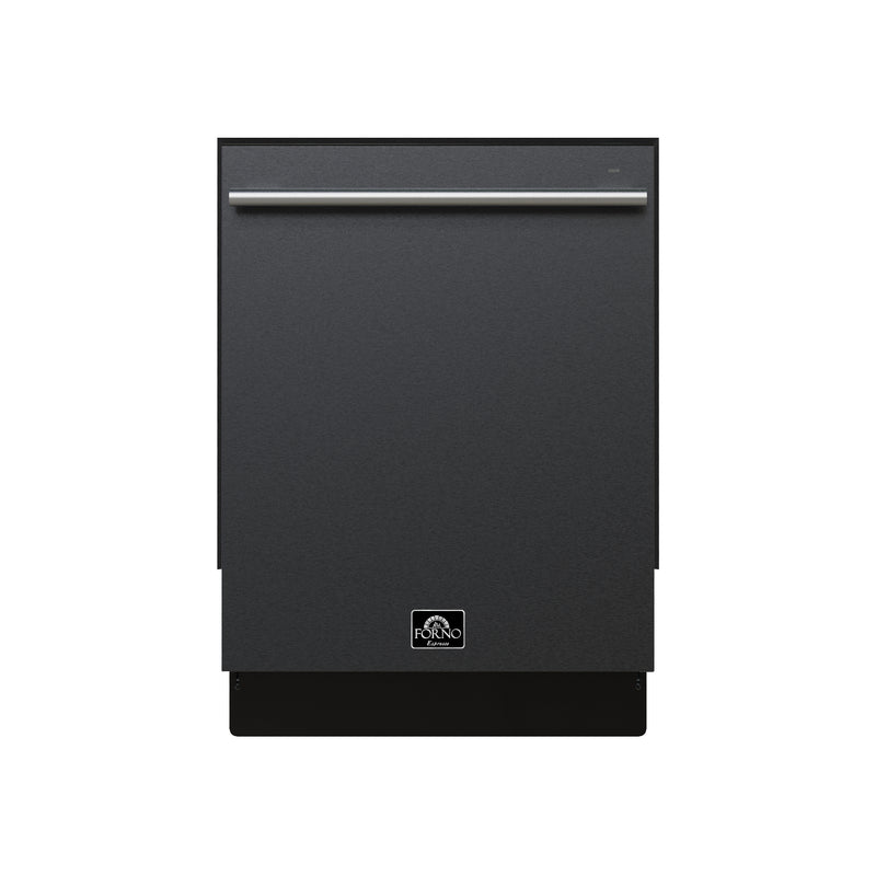Load image into Gallery viewer, Forno Romano Espresso 24-Inch Built-In Dishwasher, Black Finish, Stainless Steel Tub, 49 dBA, Energy Star Certified
