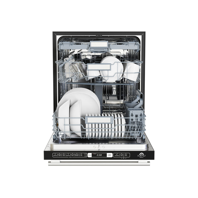 Load image into Gallery viewer, Forno Romano 24-Inch Built-In Dishwasher, Stainless Steel Finish, Stainless Steel Tub, 49 dBA, Energy Star Certified
