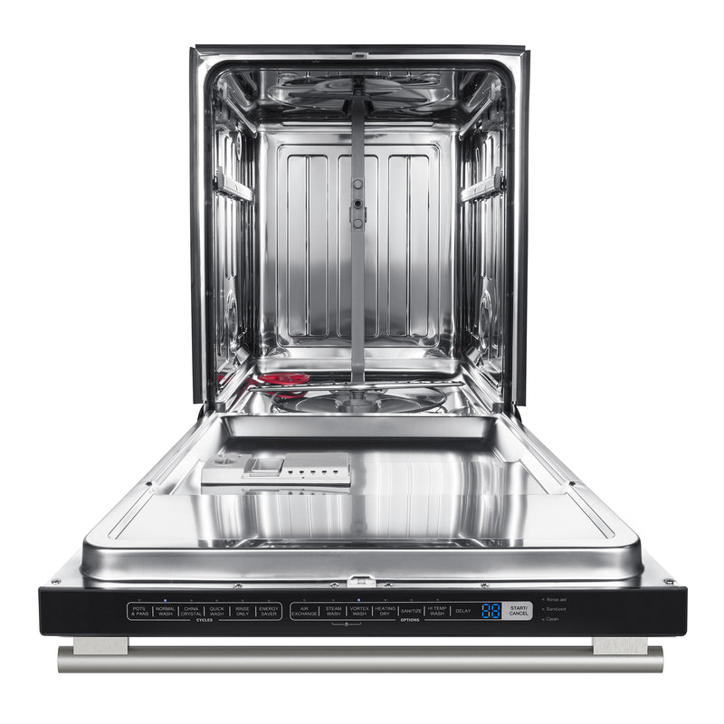Load image into Gallery viewer, Forno Pozzo 24-Inch Built-In Tall Tub Top Control Dishwasher, Black, 49 dBA, Soil-Sensing Capable, ENERGY STAR
