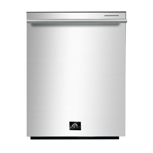 FORNO Premium 3-Piece Kitchen Bundle - Galiano 36" Dual Fuel Range, 36" Built-In Refrigerator, 24" Built-In Dishwasher - FBDL-004-02CAUS