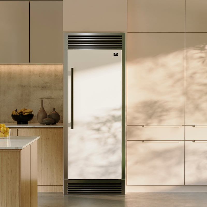 Load image into Gallery viewer, Forno Maderno 28-Inch, White Built-In Convertible Refrigerator with Right Swing - FFFFD1722-32RSG-WHT

