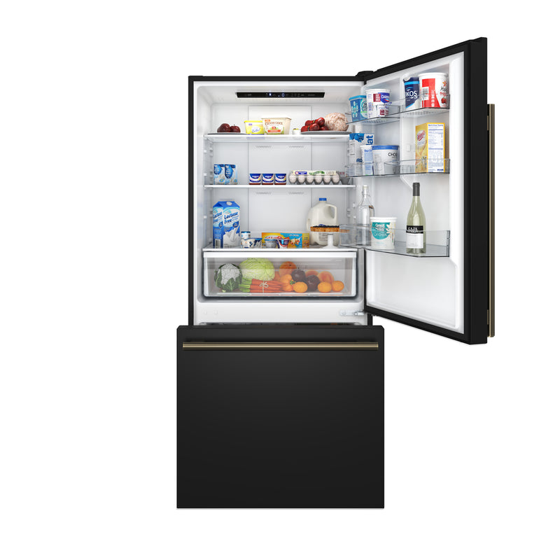 Load image into Gallery viewer, Forno Milano Espresso 31-Inch Bottom Freezer Refrigerator, Black, 17.2 cu.ft Capacity, Energy Efficient
