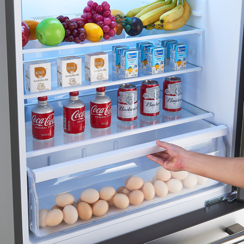 Load image into Gallery viewer, Forno Milano Espresso 31-Inch Bottom Freezer Refrigerator, Stainless Steel, 17.2 cu.ft Capacity, Right Swing Door, Energy Efficient
