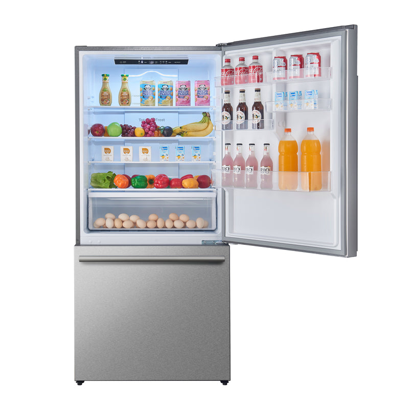 Load image into Gallery viewer, Forno Milano 2-Piece 62-Inch, Stainless Steel Freestanding Dual Bottom Freezer Refrigerator - FFFFD1787-60S
