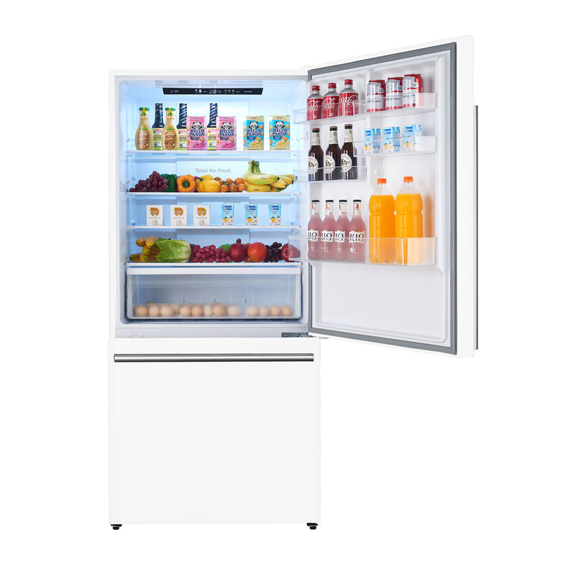 Load image into Gallery viewer, Forno Milano Espresso 31-Inch Bottom Freezer Refrigerator, White, 17.2 cu.ft Capacity, Energy Efficient
