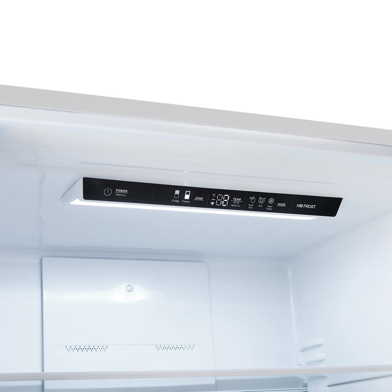 Load image into Gallery viewer, Forno Milano Espresso 31-Inch Stainless Steel Bottom Freezer Refrigerator, 17.2 cu.ft., Built-In Ice Maker, ENERGY STAR
