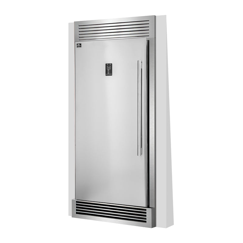 Load image into Gallery viewer, Forno Rizzuto 28-Inch Upright Convertible Freezer, 32-Inch Wide, Left Swing, Decorative Grill, ENERGY STAR Certified
