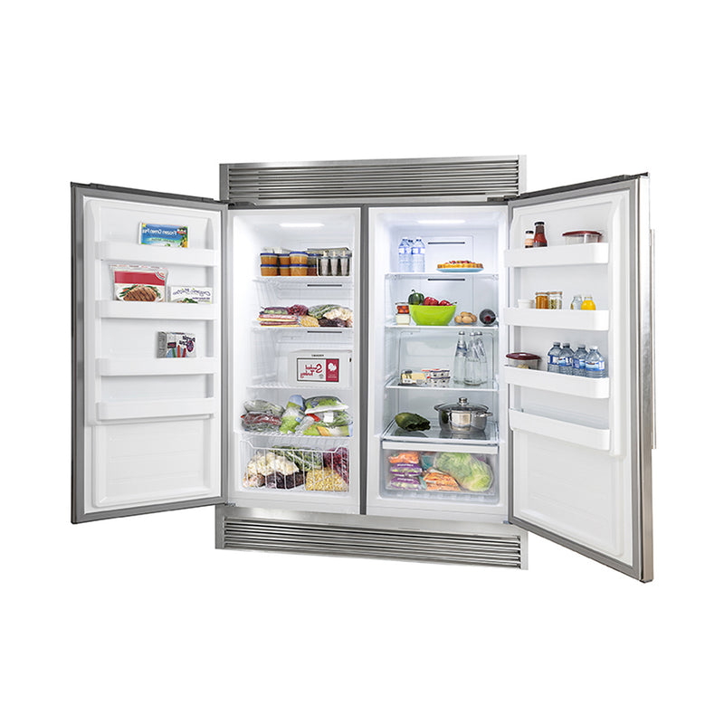 Load image into Gallery viewer, Forno Rizzuto 56-Inch Convertible Refrigerator/Freezer Set, 27.6 cu.ft Total Capacity, Decorative Grill, ENERGY STAR Certified
