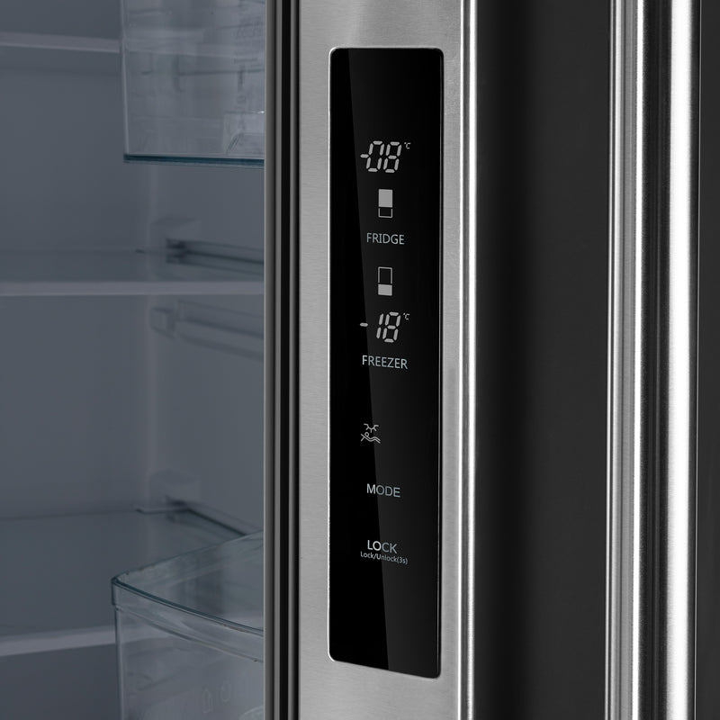 Load image into Gallery viewer, Forno Gallipoli 30-Inch French Door Refrigerator with Bottom Freezer, 17.5 cu.ft Capacity, Stainless Steel, No Frost Technology, Built-In Ice Maker, Energy Efficient
