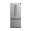 Forno Gallipoli 30-Inch, Stainless Steel French Door Refrigerator - FFFFD1974-31SB