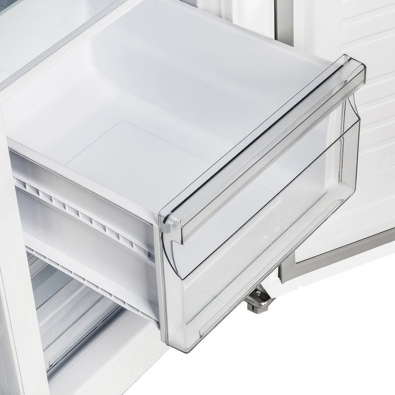 Load image into Gallery viewer, Forno Salerno Espresso 33-Inch White Side-by-Side Refrigerator, 15.6 Cu. Ft., Energy-Efficient, No Frost, Modern Design

