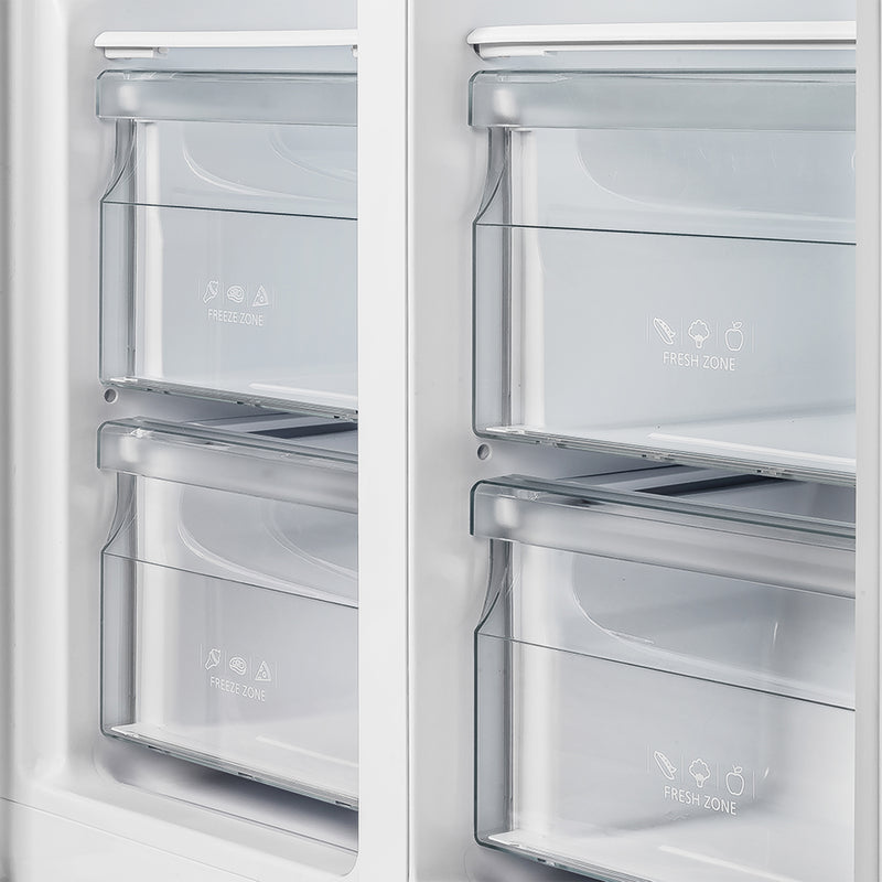 Load image into Gallery viewer, Forno Salerno 37-Inch Built-In Stainless Steel Refrigerator, 15.6 cu.ft, Decorative Grill, ENERGY STAR Certified
