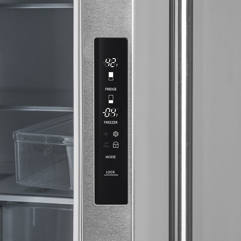 Load image into Gallery viewer, Forno Moena 40-Inch French Door Refrigerator, Stainless Steel, 19.2 cu.ft, Decorative Grill, ENERGY STAR Certified
