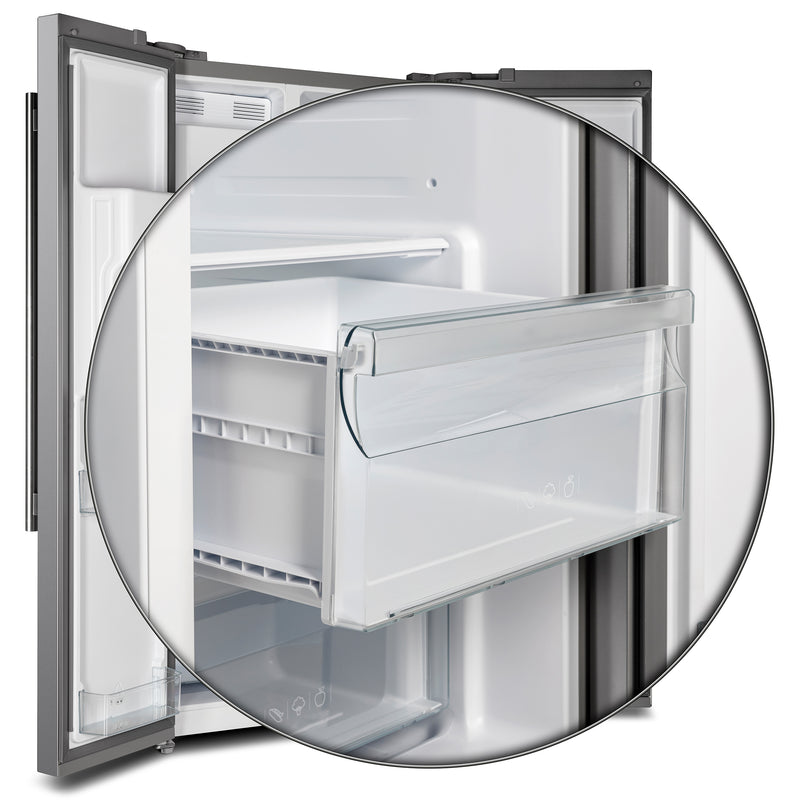 Load image into Gallery viewer, Forno Salerno 36-Inch Side-by-Side Stainless Steel Refrigerator, 20 cu.ft, ENERGY STAR Certified
