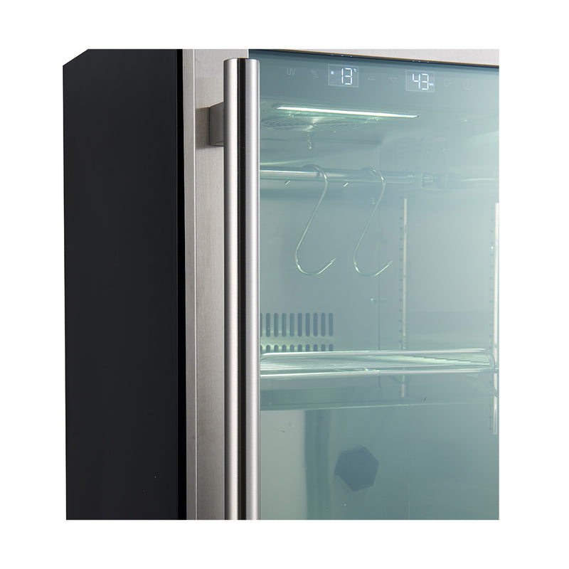 Load image into Gallery viewer, Forno Asciutto 17-Inch Dry Aging Cabinet, Stainless Steel 304, 1.84 cu.ft, LED Lighting, Adjustable Shelves
