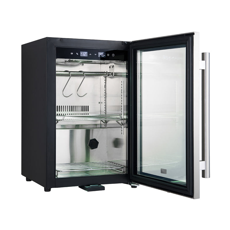 Load image into Gallery viewer, Forno Asciutto 17-Inch Dry Aging Cabinet, Stainless Steel 304, 1.84 cu.ft, LED Lighting, Adjustable Shelves
